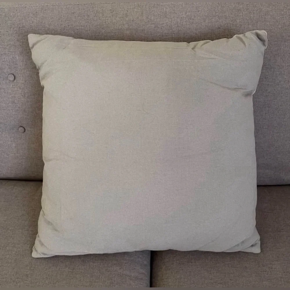 2 Beaded snowflake pillows